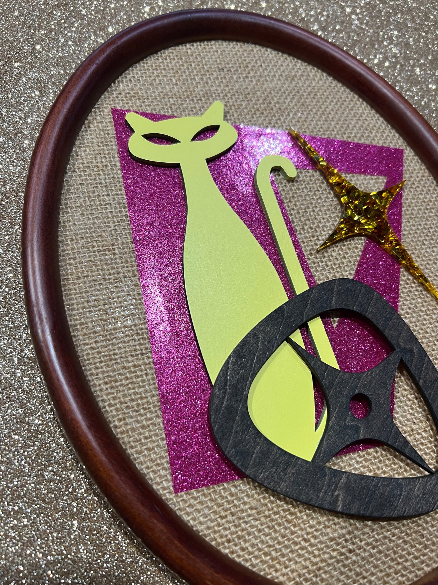 Set Of Three Retro Wall Hangings. Free Shipping Within Australia.