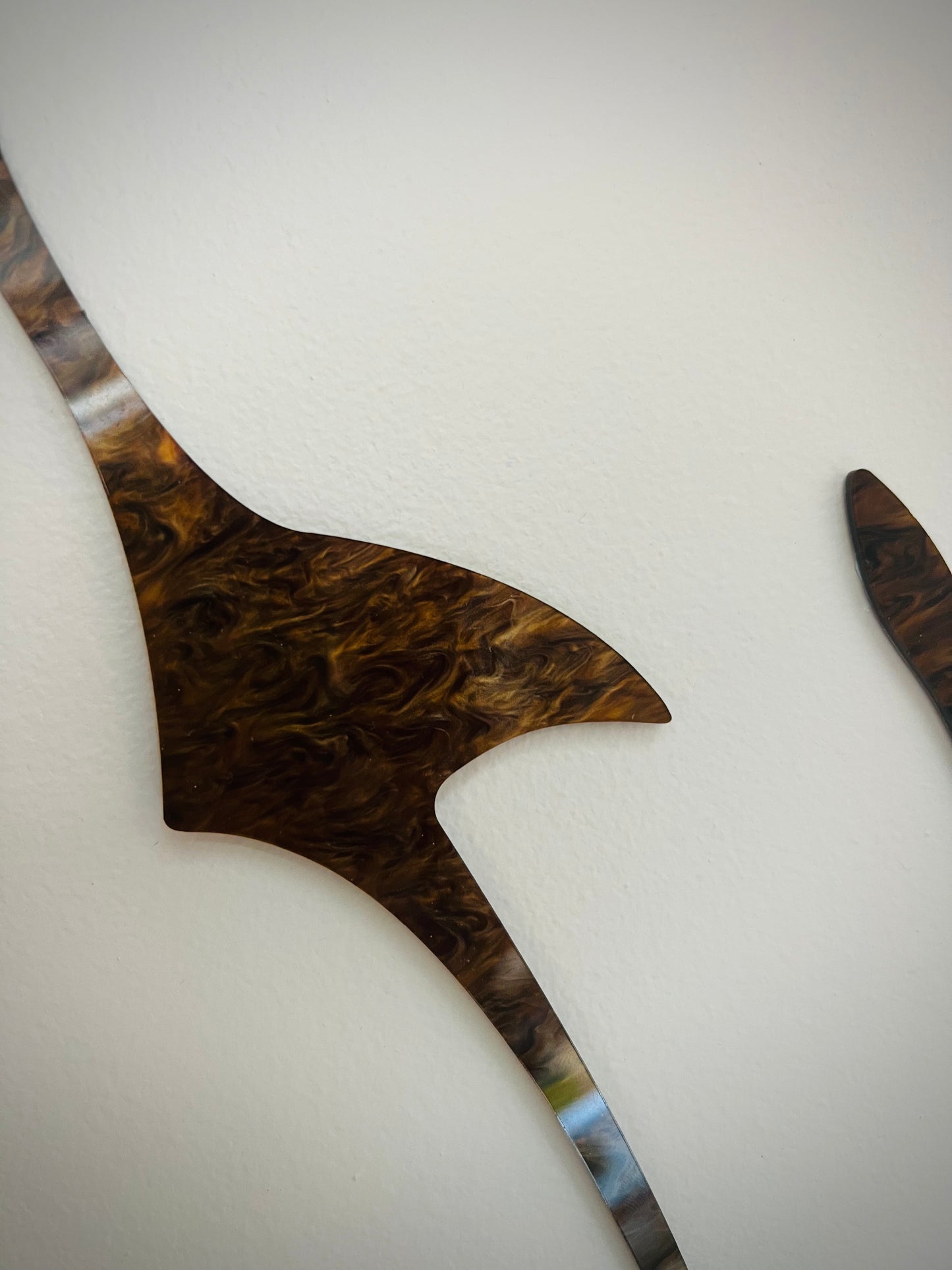 Mid-Century Modern Abstract Flying Birds Wall Art | Laser-Cut Acrylic Retro Wall Sculpture. Free Shipping Within Australia.