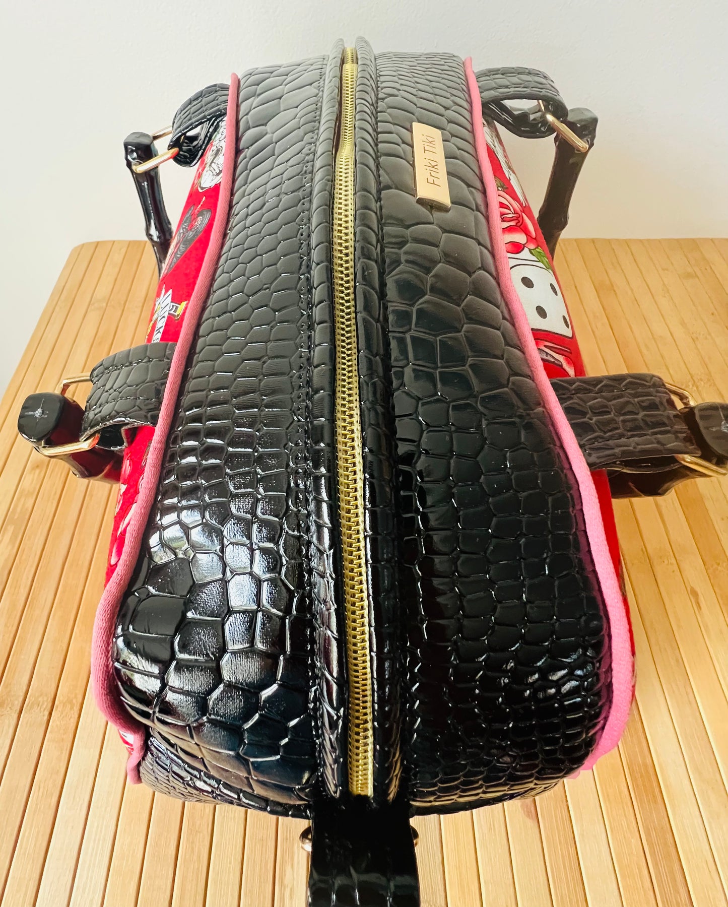 Pinup Girl Bowling Bag Style Handbag. Retro. Rockabilly. Free Shipping Applies Within Australia.
