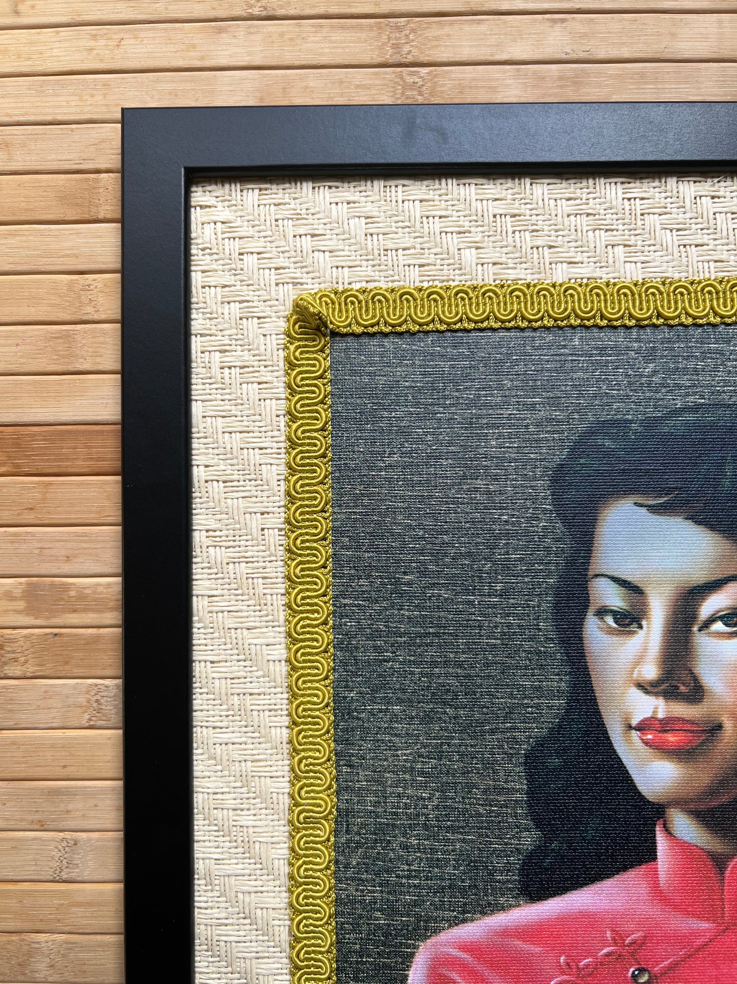 Tretchikoff Miss. Wong Framed Canvas. Includes Shipping Within Australia.