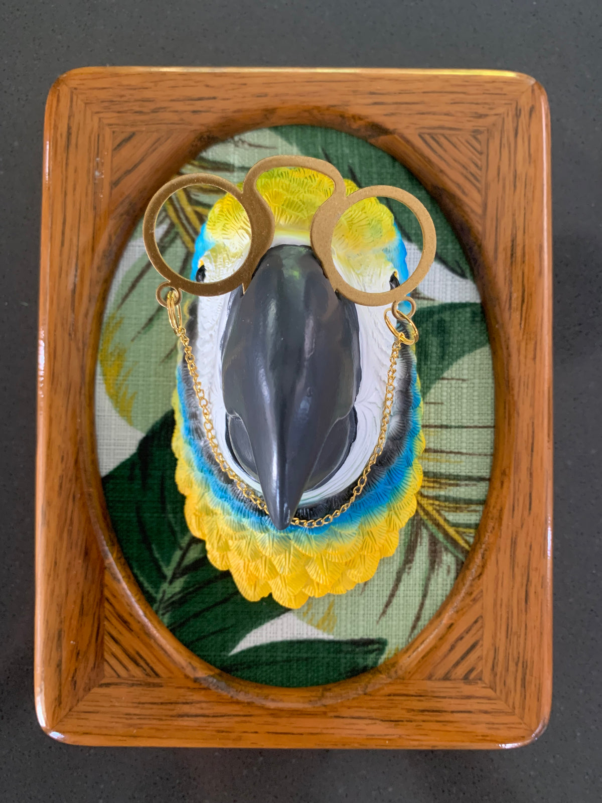 Tiki Bar Kitsch Tropical Parrot Head