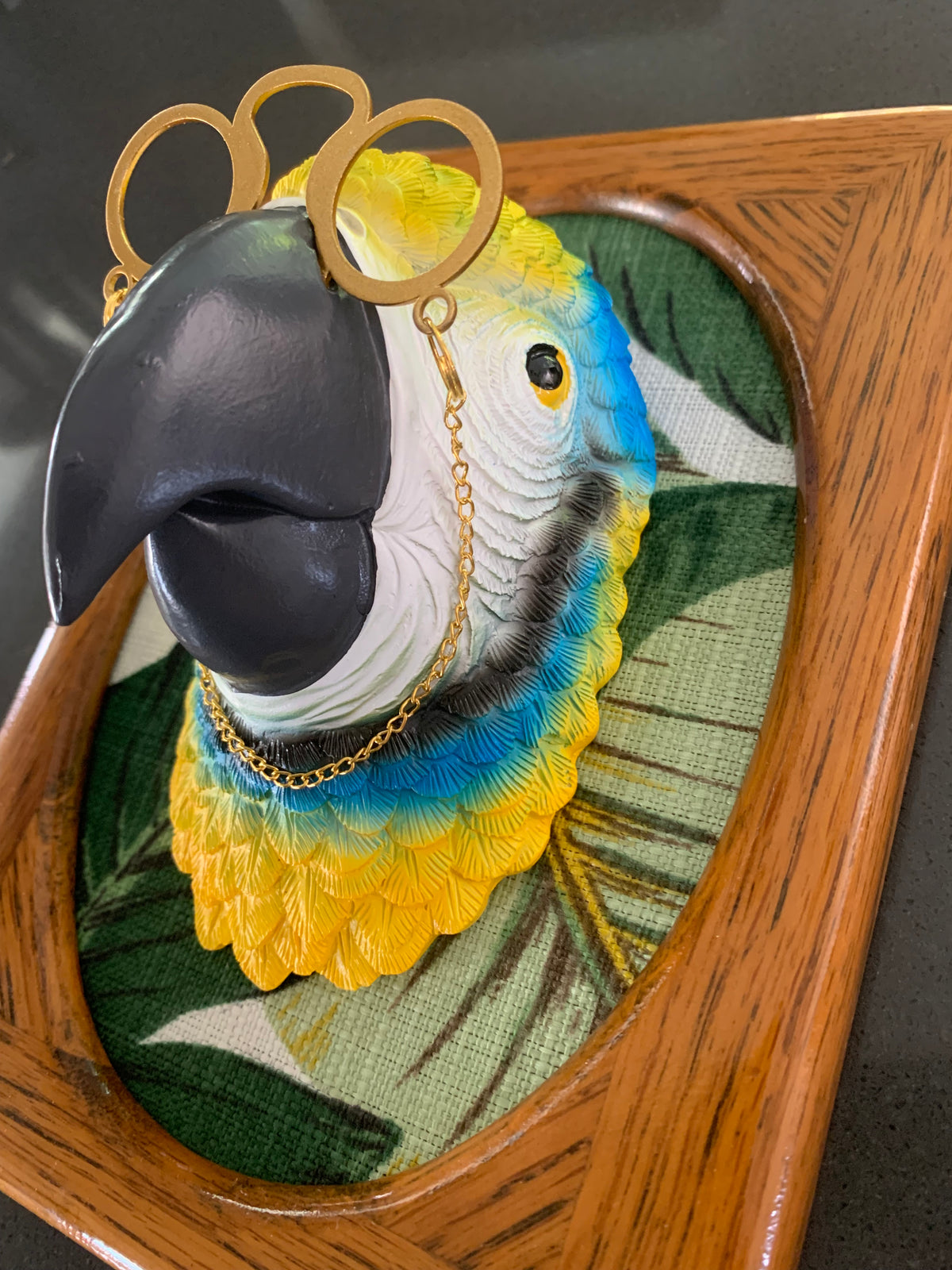 Tiki Bar Kitsch Tropical Parrot Head