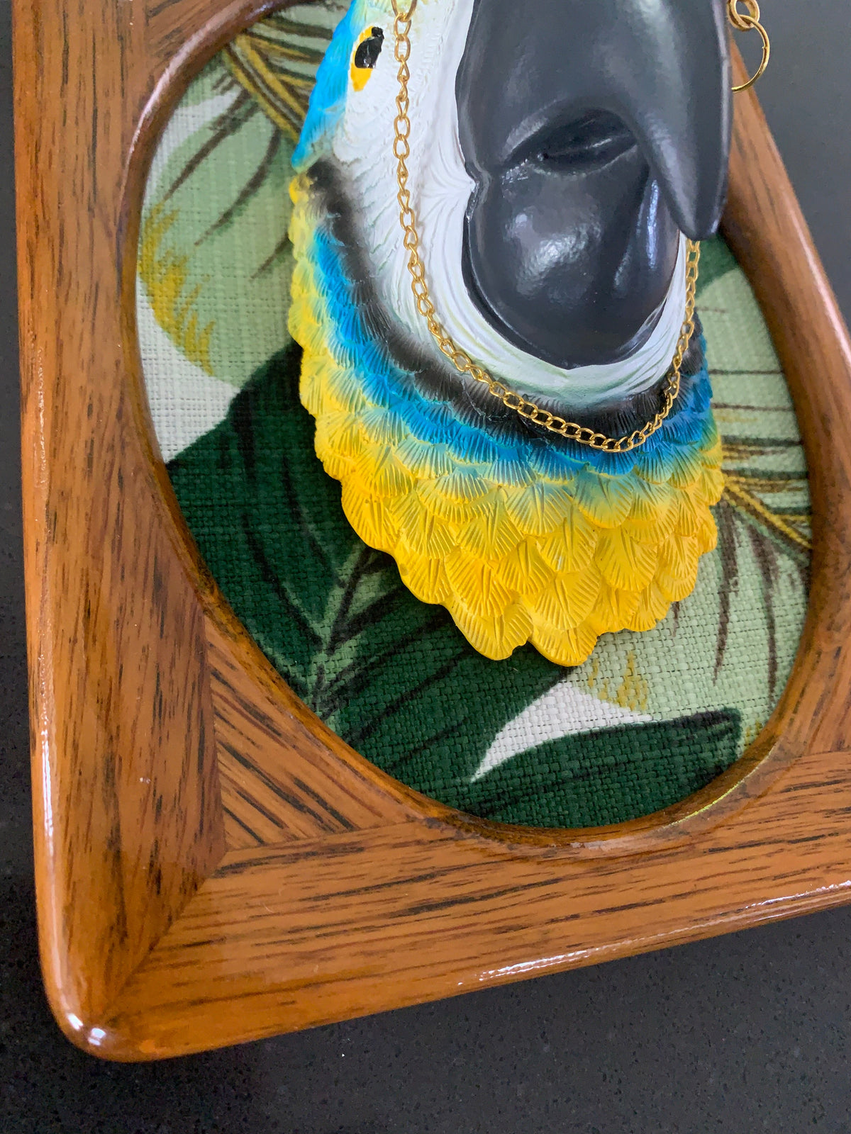 Tiki Bar Kitsch Tropical Parrot Head