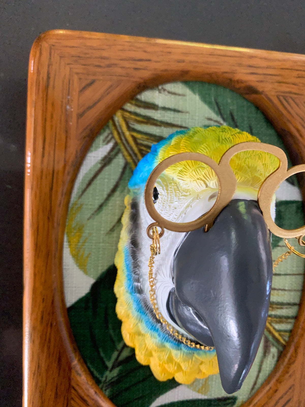 Tiki Bar Kitsch Tropical Parrot Head
