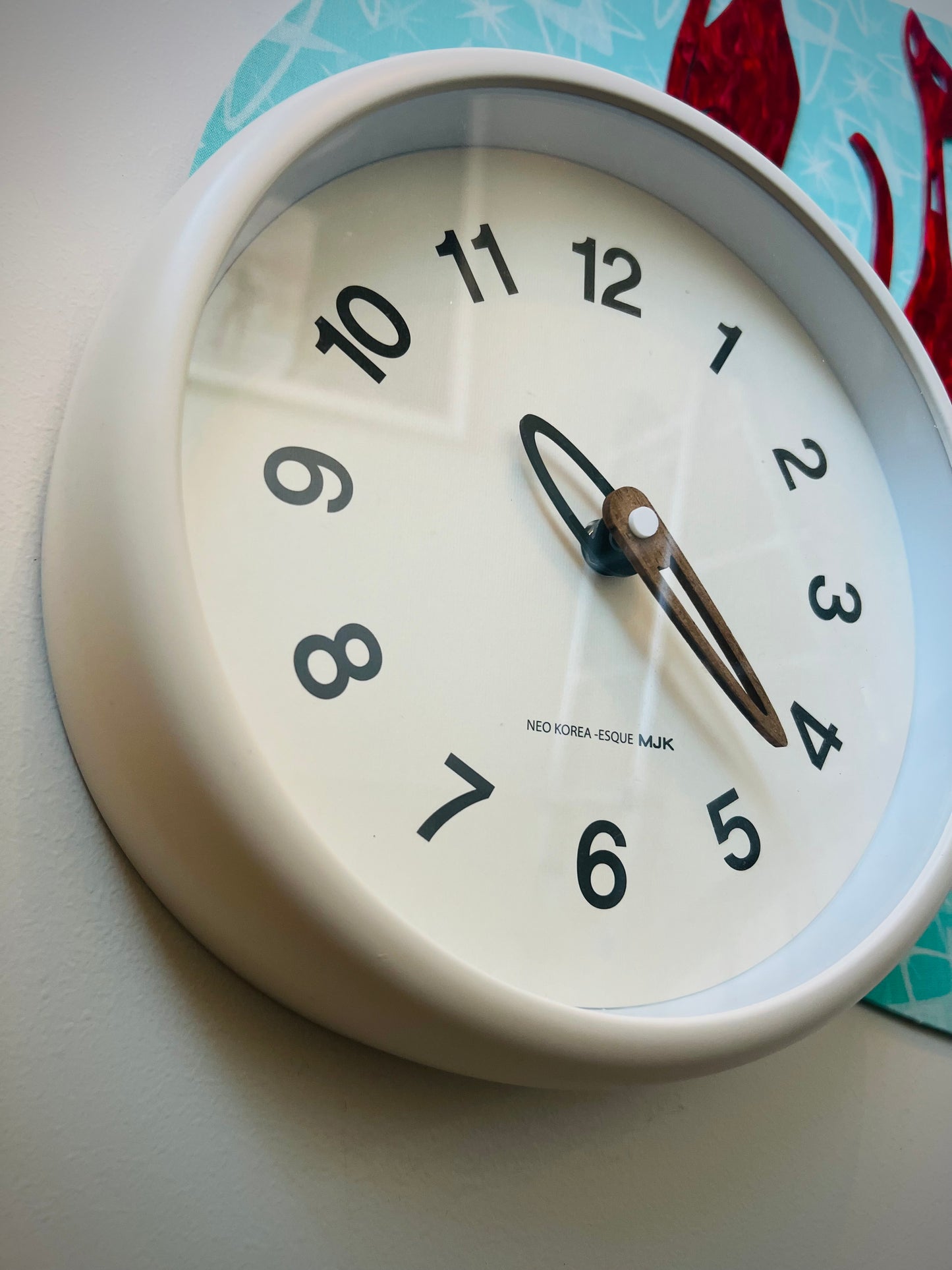 Atomic Age Sexton Cat Clock. Includes Shipping Within Australia.