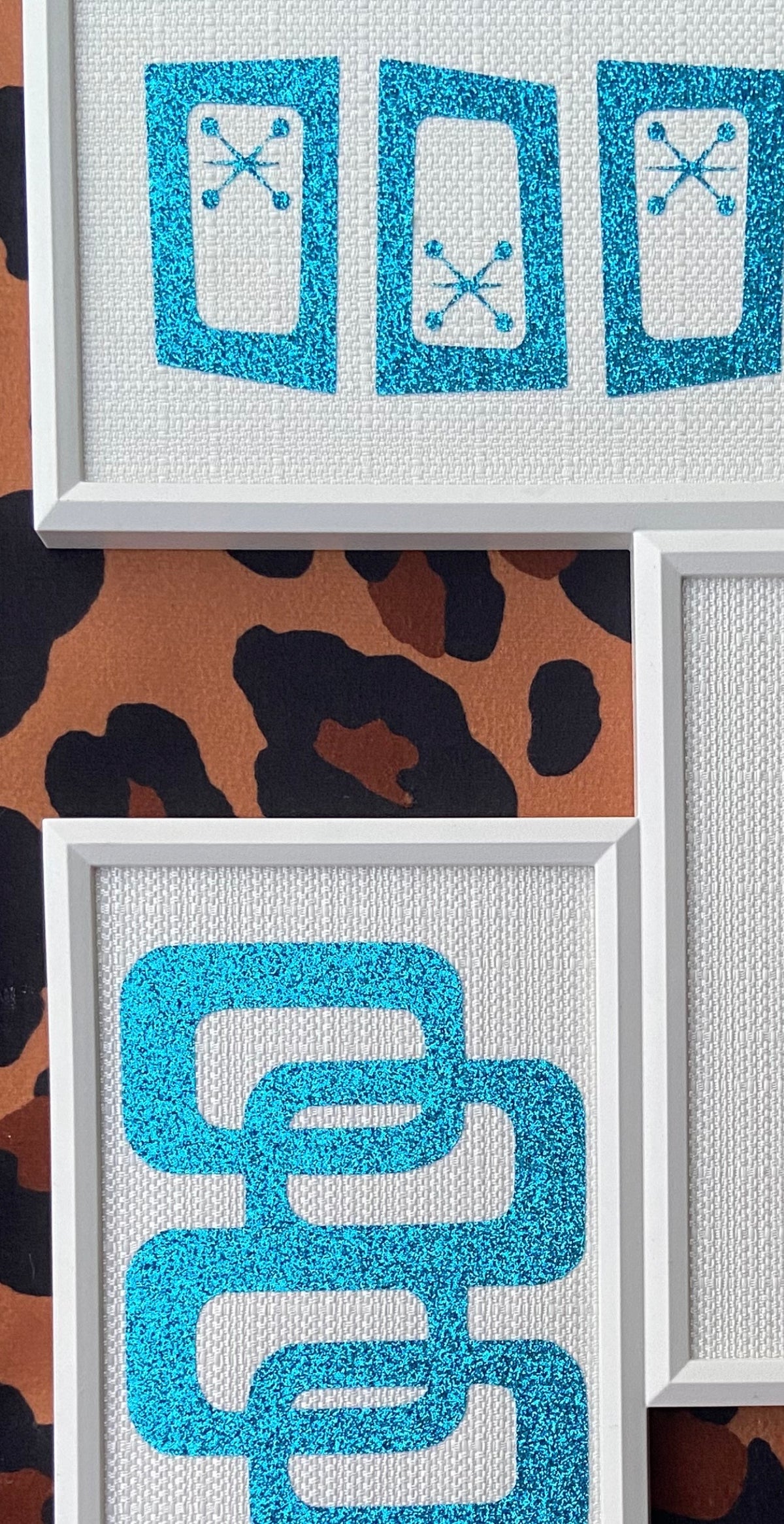 Midcentury Modern Atomic Age Art.