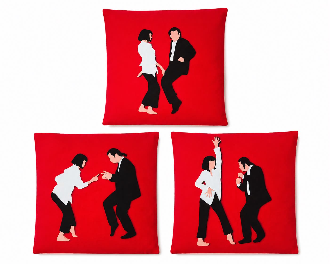 Pulp Fiction Cushion Cover Set of 3 | Mid-Century Modern Retro Lounge Decor. Free Shipping Within Australia.